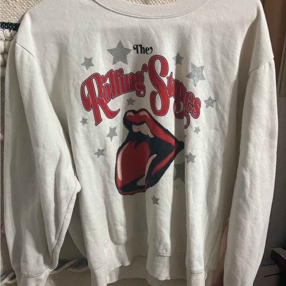 The Rolling Stones Cream Sweatshirt